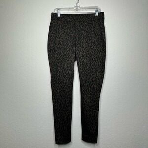 Chico's Cheetah Print Tailored‎ Ponte Leggings- Sz 1 (8/10-M)